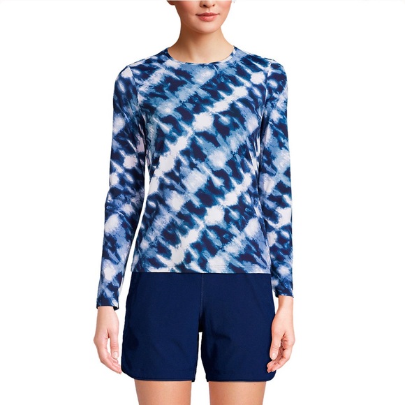 Lands’ End Swim Tee and Swim Shorts Set (Size 2P or XS) - Picture 8 of 8